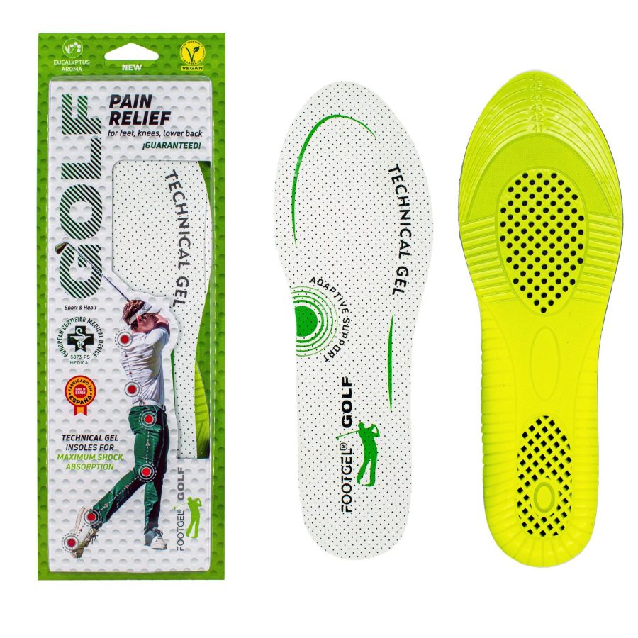 Plantillas Footgel Golf vistas de frente