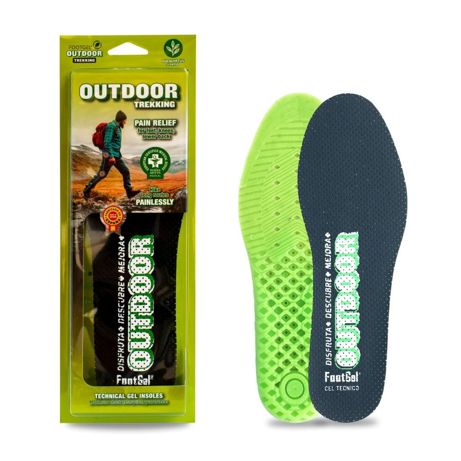 Plantillas Footgel Outdoor vistas de frente