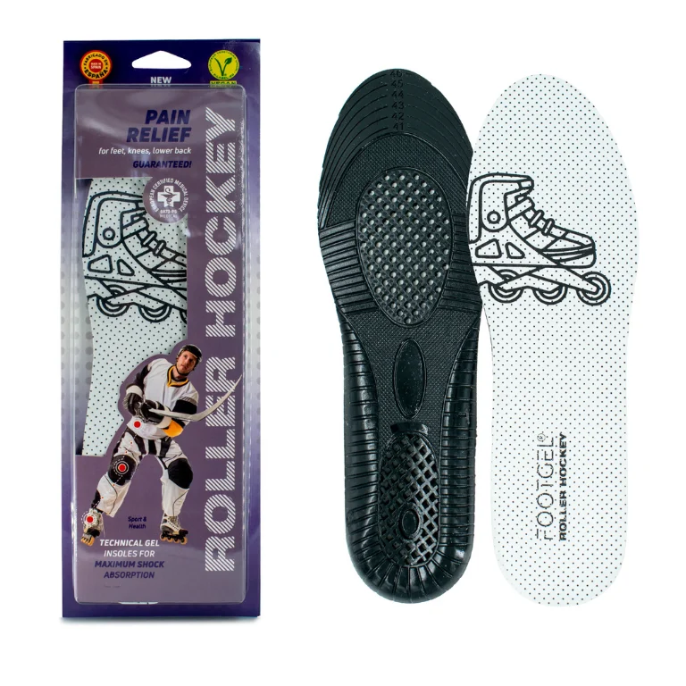 Plantillas Footgel Roller Hockey vistas de frente